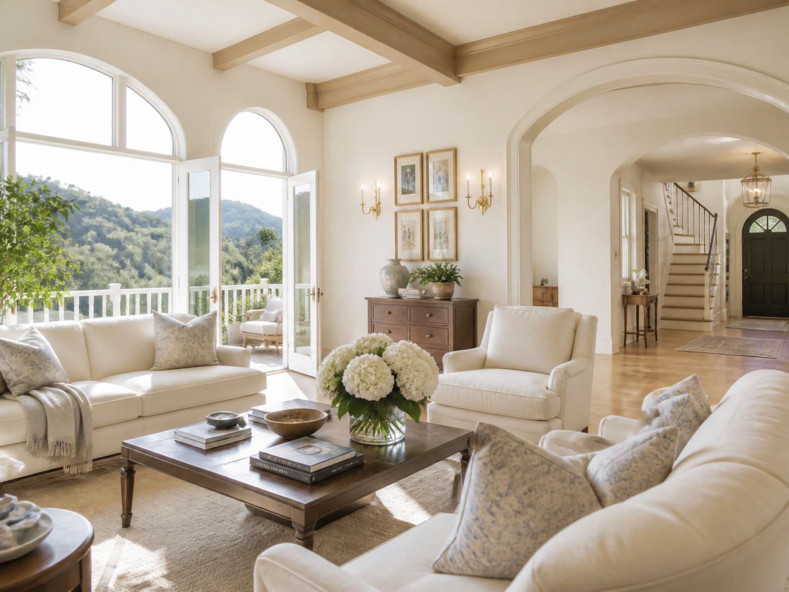 Warm Bay Area family room